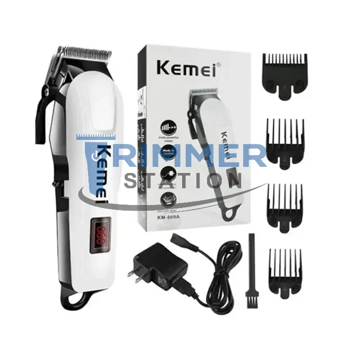 Kemei KM-809A Rechargeable Hair Clipper &amp; Trimmer | 240 Min Runtime | Best Price in BD